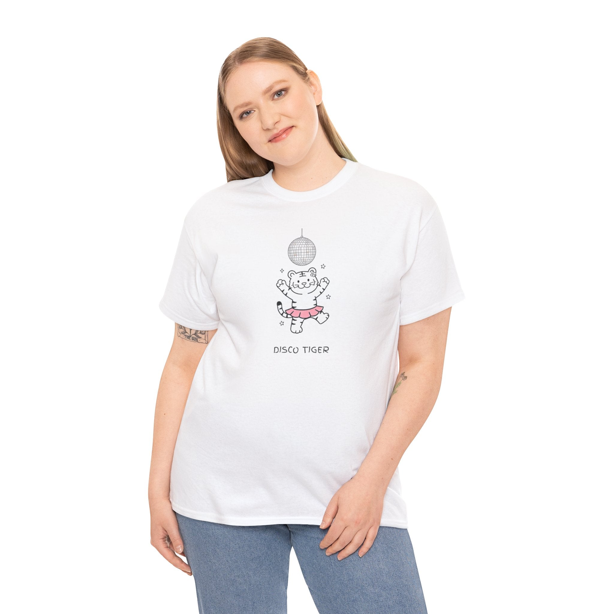 Disco Tiger™ Ballerina Edition | Cute Graphic T-Shirt